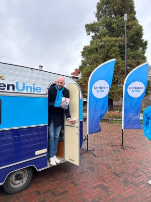 Campagnetour 2025 - Harm Jan bij CU-caravan in Almelo